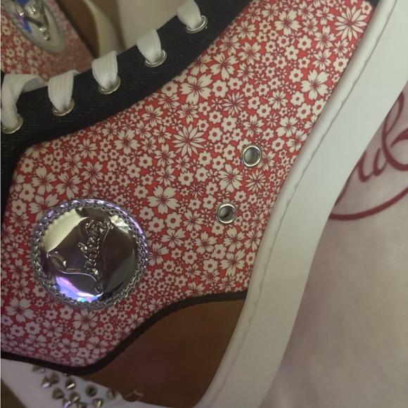 Custom designed Louis Vuitton red bottom sneakers - Picture 4 of 11
